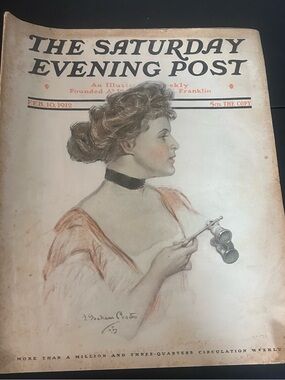 The Saturday Evening Post Feb 10 1912 F Graham Cootes Complete Vintage Magazine